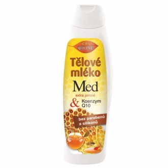 Leche corporal de miel con coenzima Q10